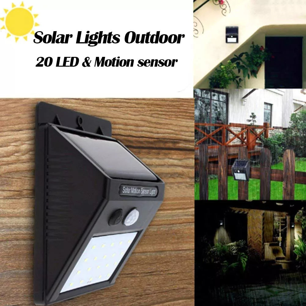 Aplica LED Exterior Solara Senzor 20 SMD