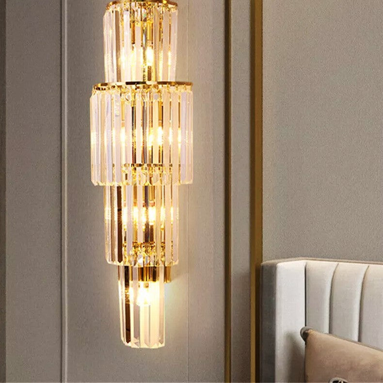 Aplica Perete Cristal Luxury Golden Deluxe 65cm