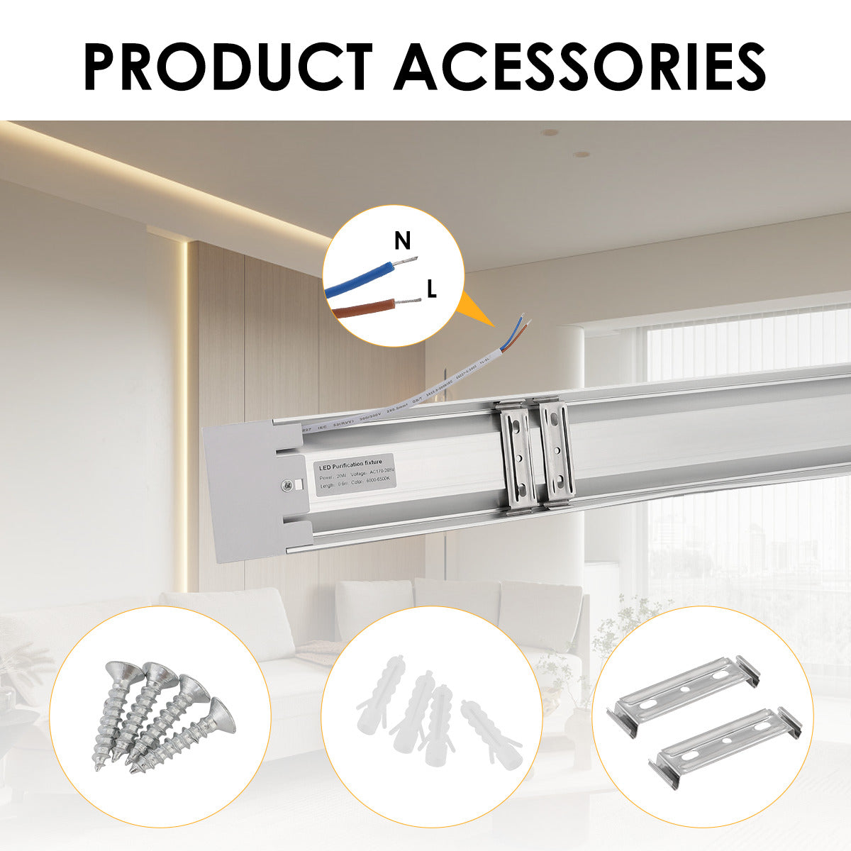 Corp Iluminat LED liniar 48W Fida 150cm Echivalent 350W