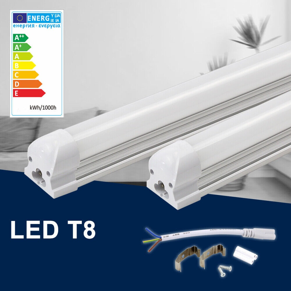 Tub LED T8 Mat Suport Inclus 120cm 18W Interconectabil