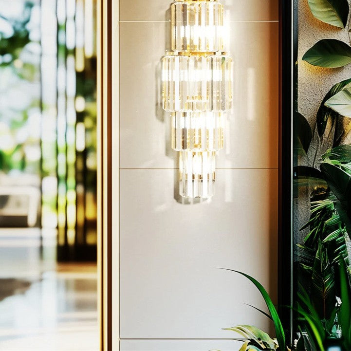 Aplica Perete Cristal Luxury Golden Deluxe 65cm