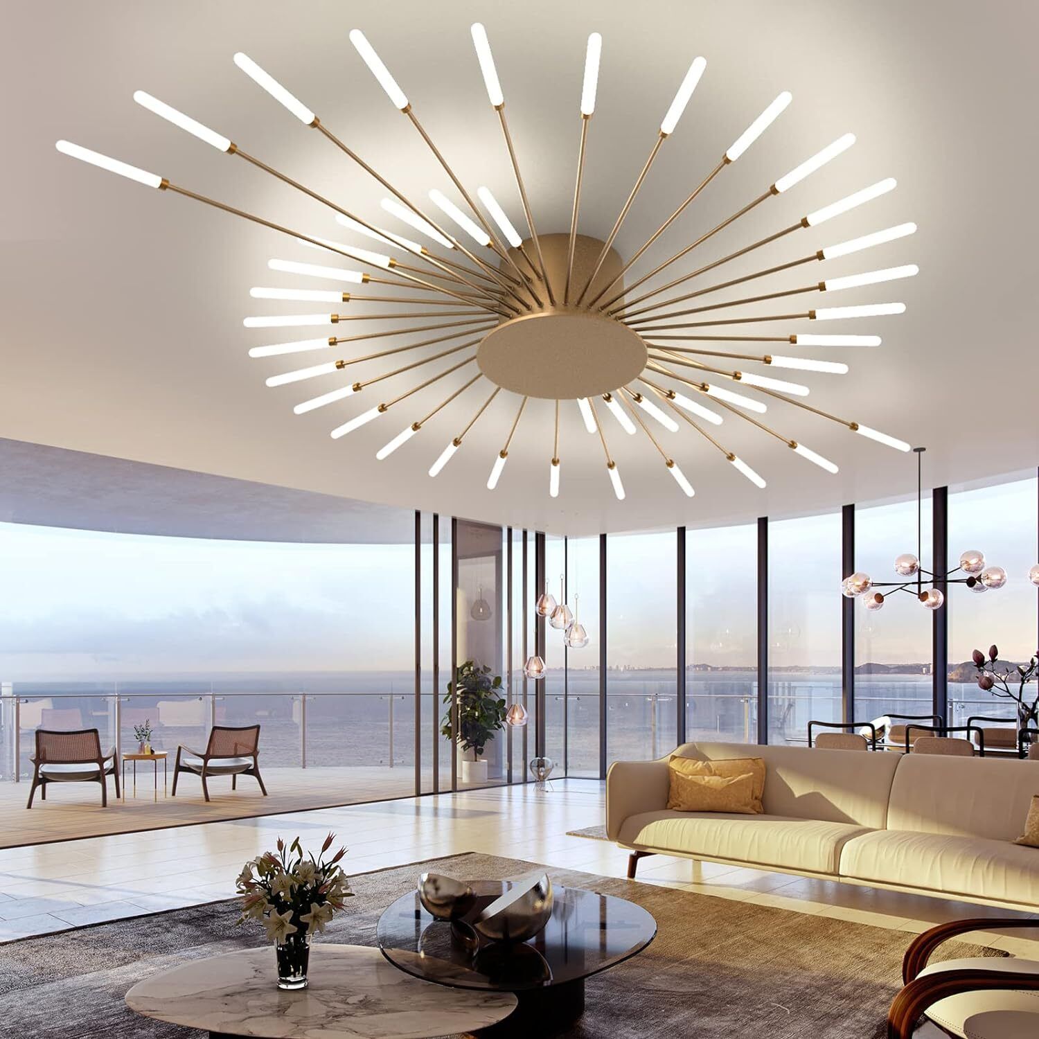 Lustra American Beauty GOLD Resigilat R3