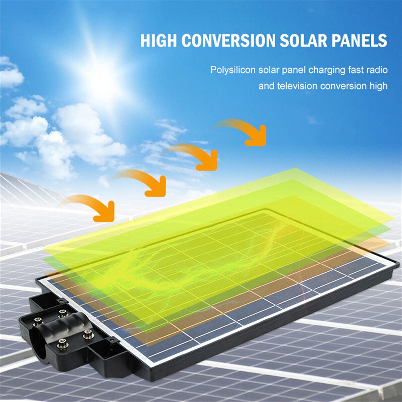 Lampa LED 900W Solara SLIM Senzor Miscare + Telecomanda