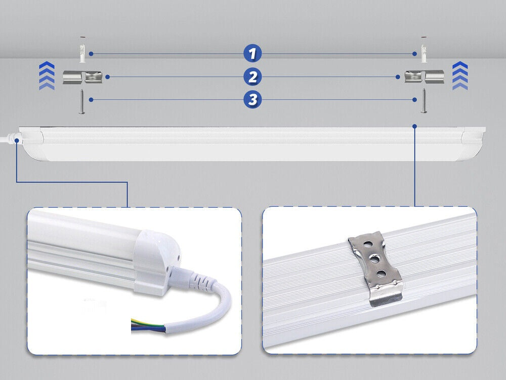 Tub LED T8 Mat Suport Inclus 60cm 8W Interconectabil