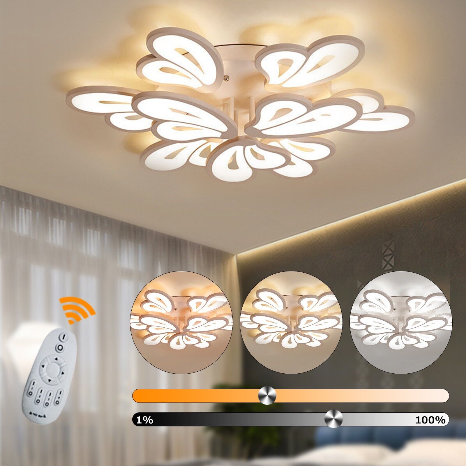 Lustra LED CLIO GRANDE Telecomanda Echivalent 800W