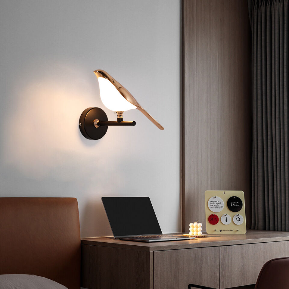 Aplica Led Luxury Golden Swallow Wall Light Fixtures