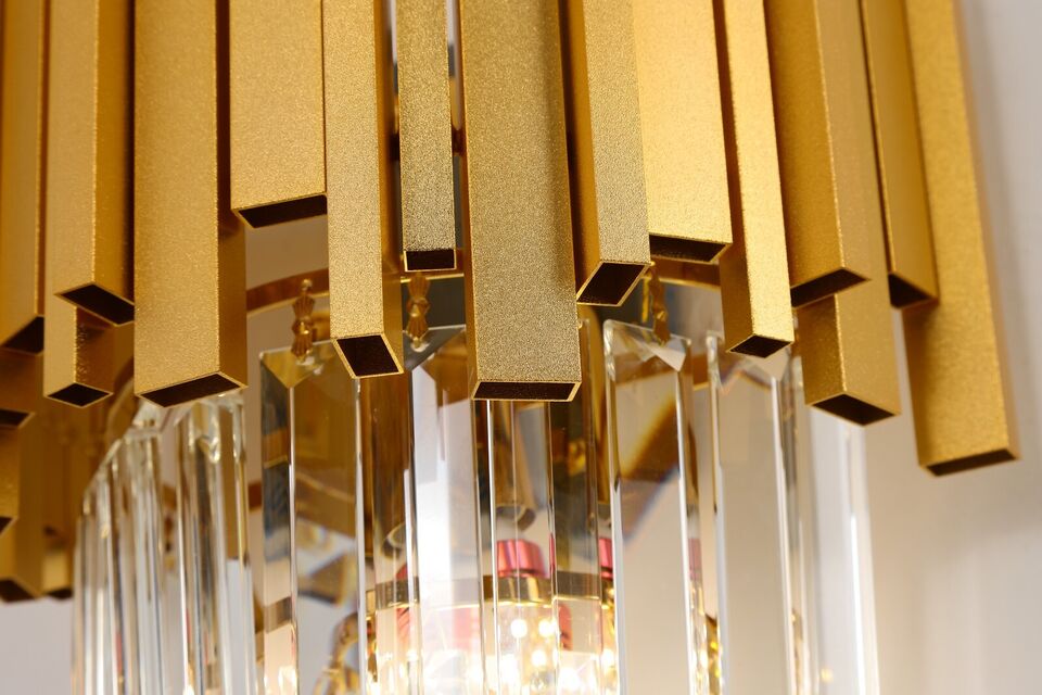 Aplica Perete Cristal GLORY Aurie