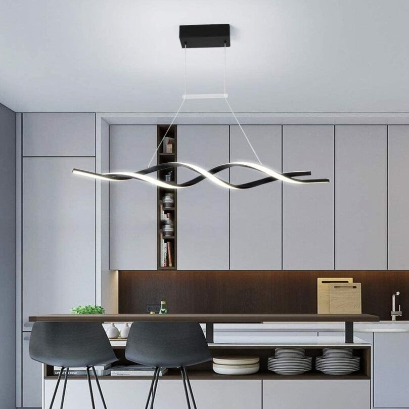 Lustra LED Suspendata Black Swan Echivalent 300W