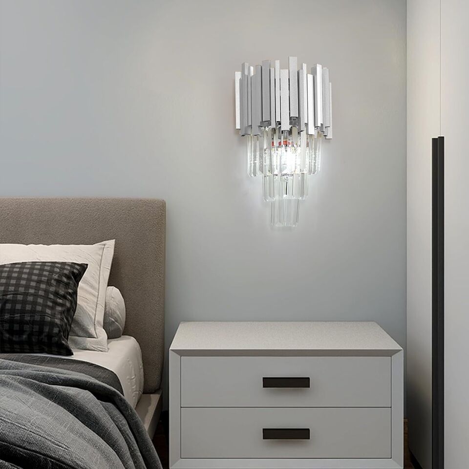 Aplica Perete Cristal GLORY Silver