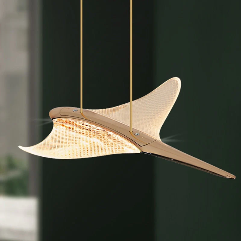 Pendul LED Luxury Golden Seagull