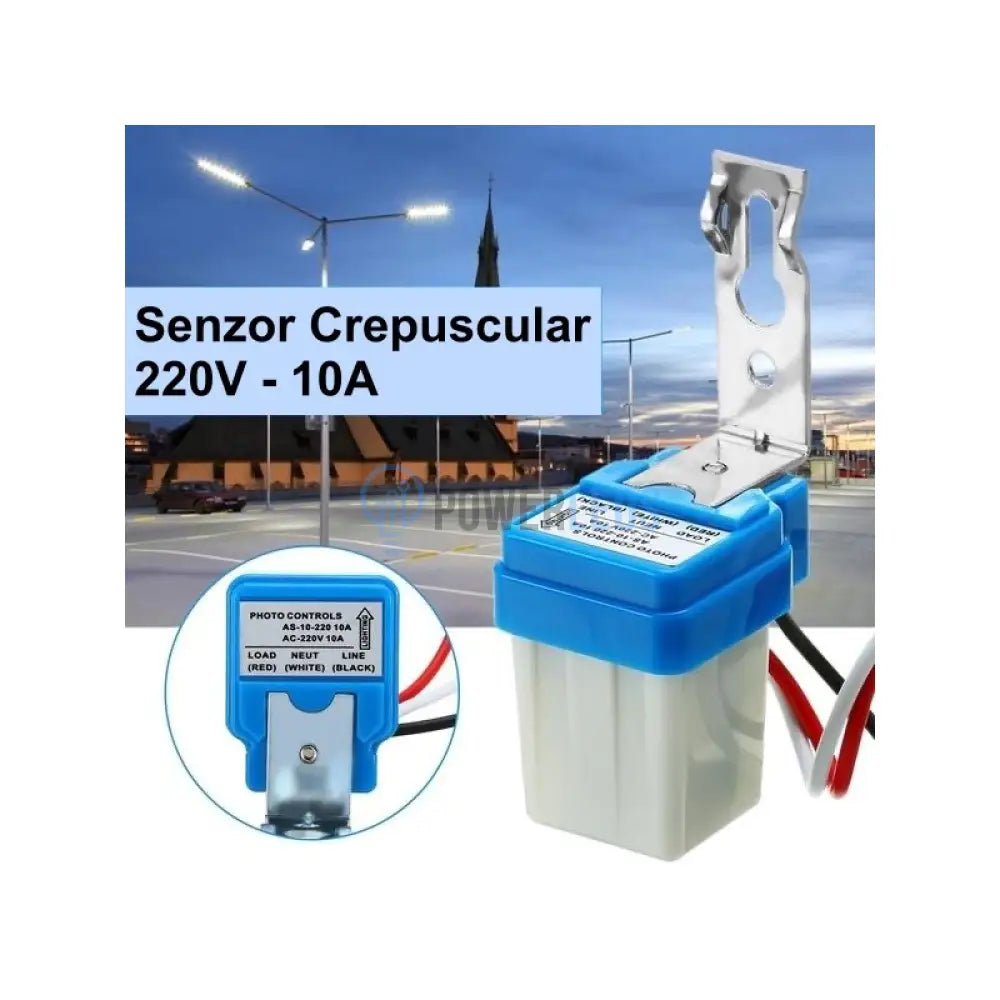 Senzor Crepuscular 10A 220V