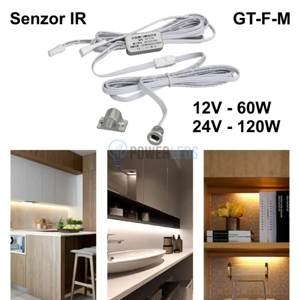 Senzor De Miscare Ir Banda Led Pentru Mobila 12V-24V