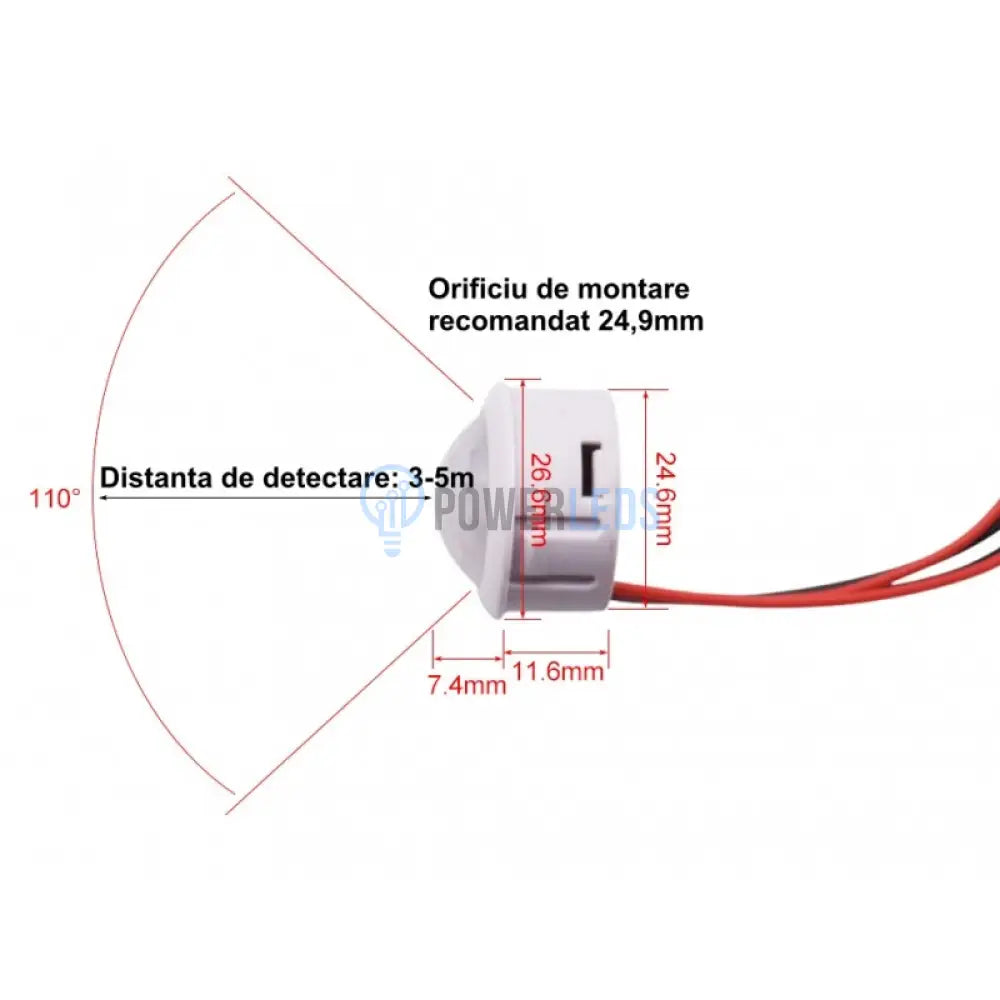 Senzor De Miscare Pir 12V-24V