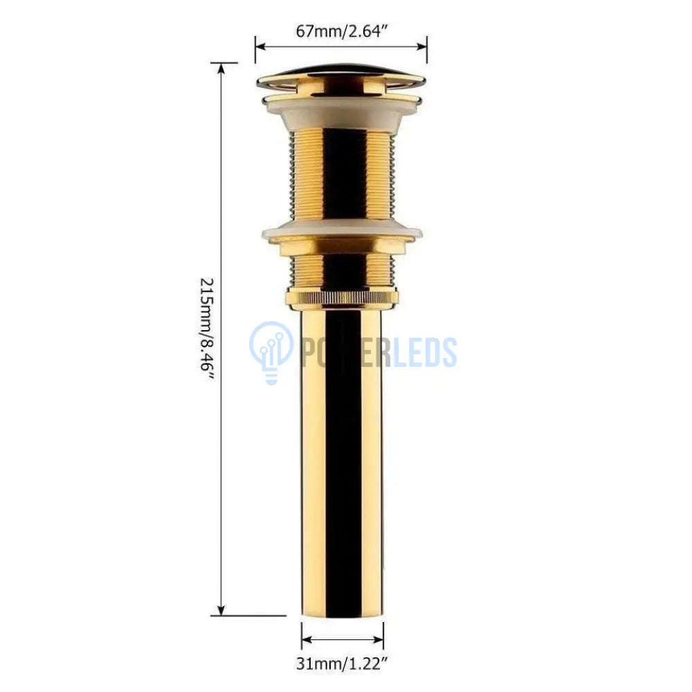 Sifon Lavoar Gold Fara Prea Plin Sink Faucet