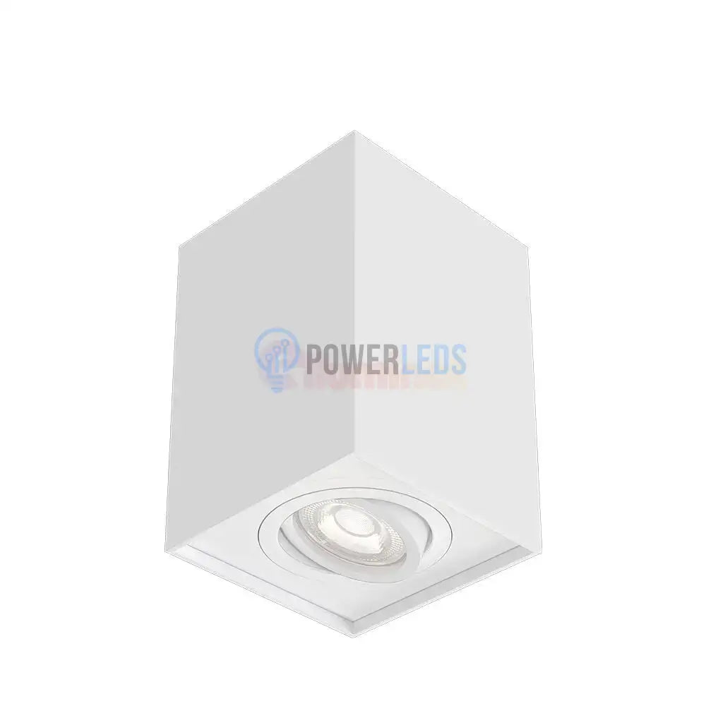 Spot Aplicat Dreptunghiular Alb Dulie GU10 12.5CM SPOT LED APLICAT / GU10 / ALBA led ceiling light