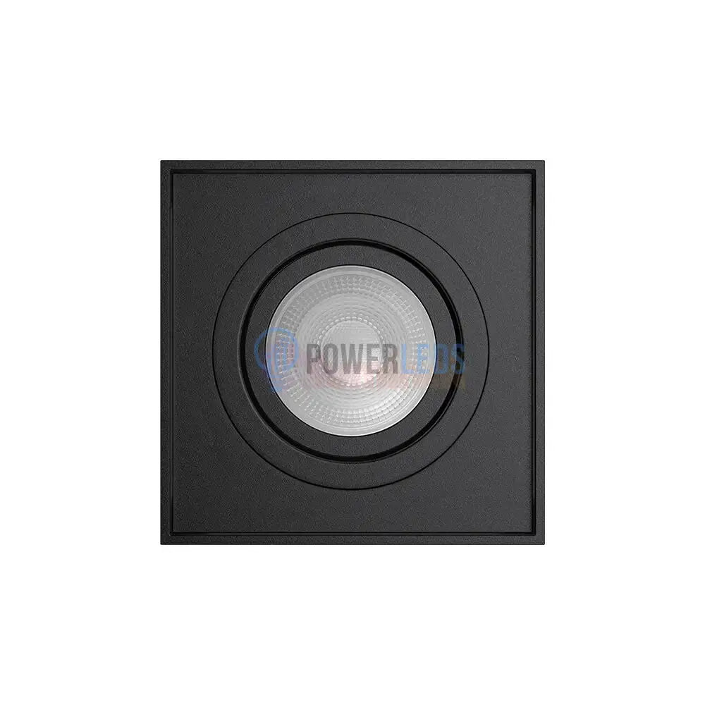 Spot Aplicat Dreptunghiular Negru Dulie GU10 12.5CM SPOT LED APLICAT / GU10 / NEAGRA led ceiling light