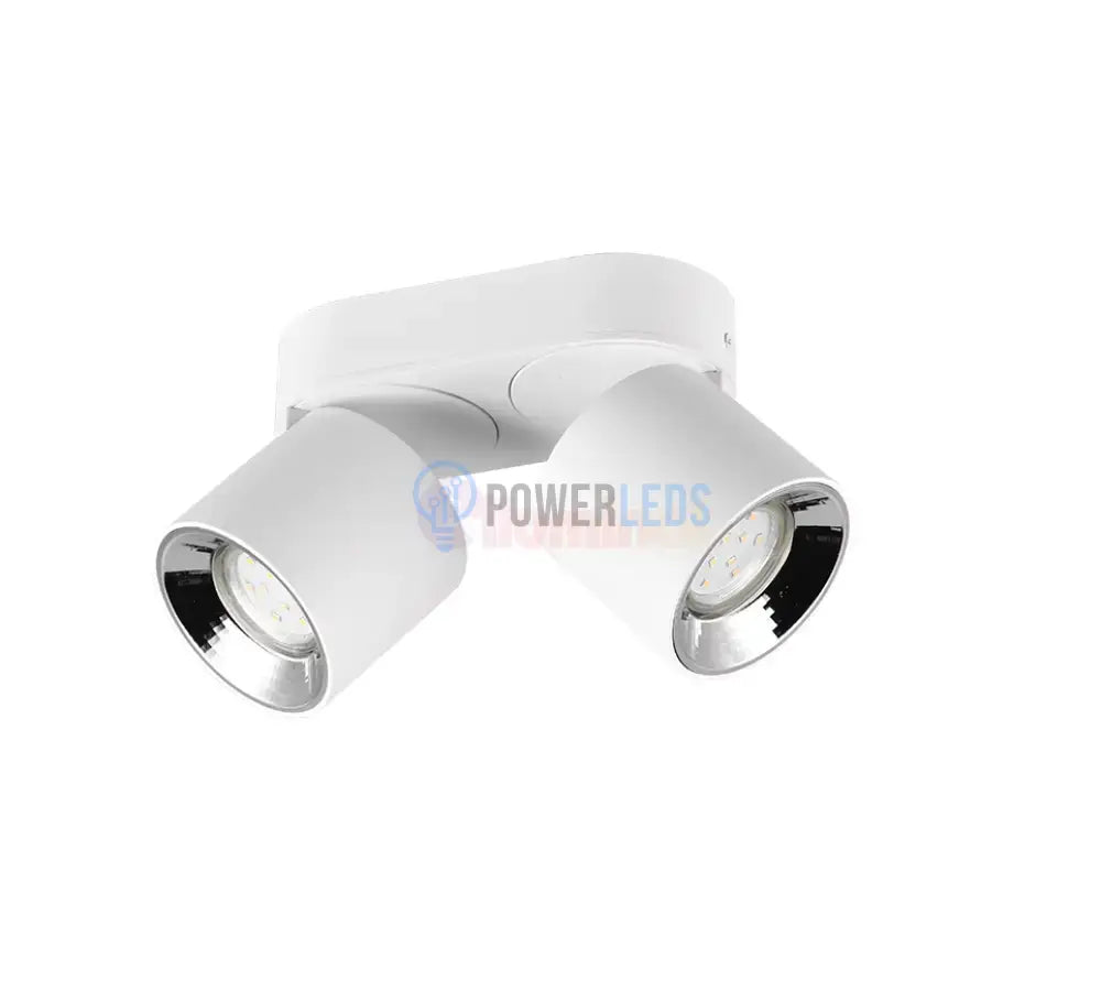 Spot LED Cilindric Aplicat Alb Dulie 2xGU10 Ø18x12CM led ceiling light