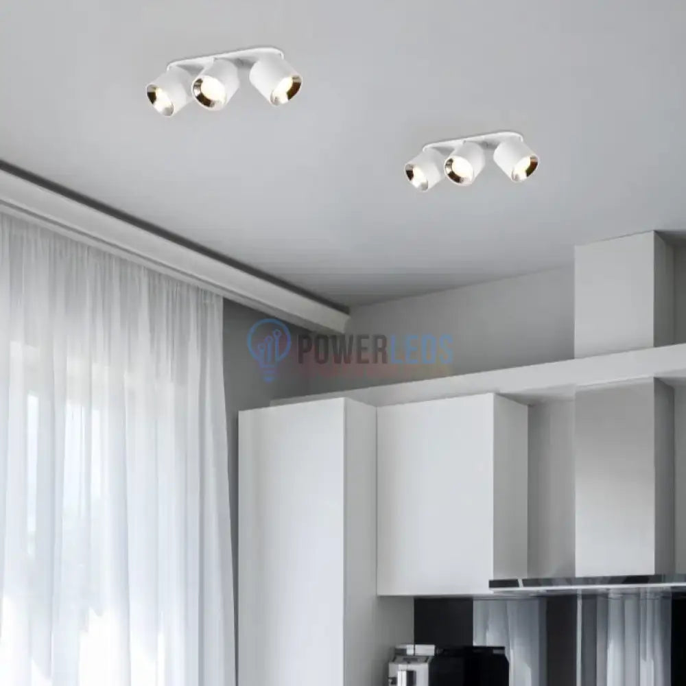 Spot LED Cilindric Aplicat Alb Dulie 3xGU10 L27.3 x H12CM led ceiling light