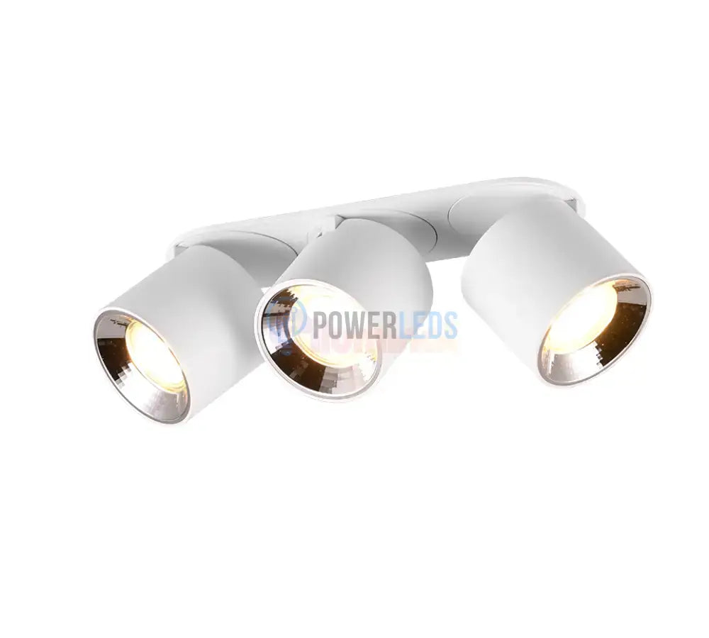 Spot LED Cilindric Aplicat Alb Dulie 3xGU10 L27.3 x H12CM led ceiling light