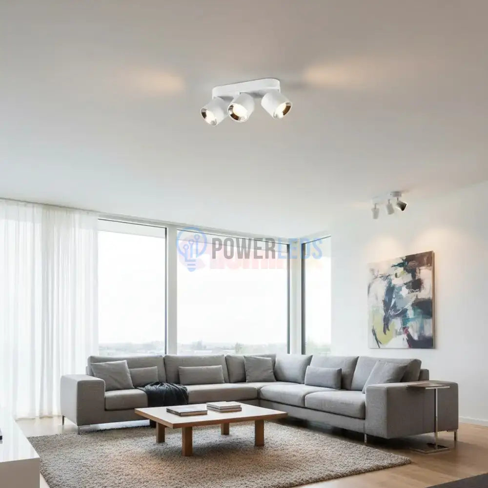 Spot LED Cilindric Aplicat Alb Dulie 3xGU10 L27.3 x H12CM led ceiling light