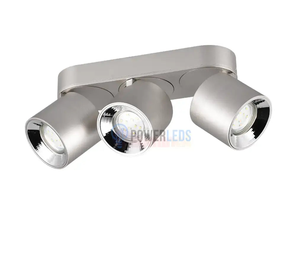 Spot LED Cilindric Aplicat Argintiu Dulie 3xGU10 L27.3 x H12CM led ceiling light