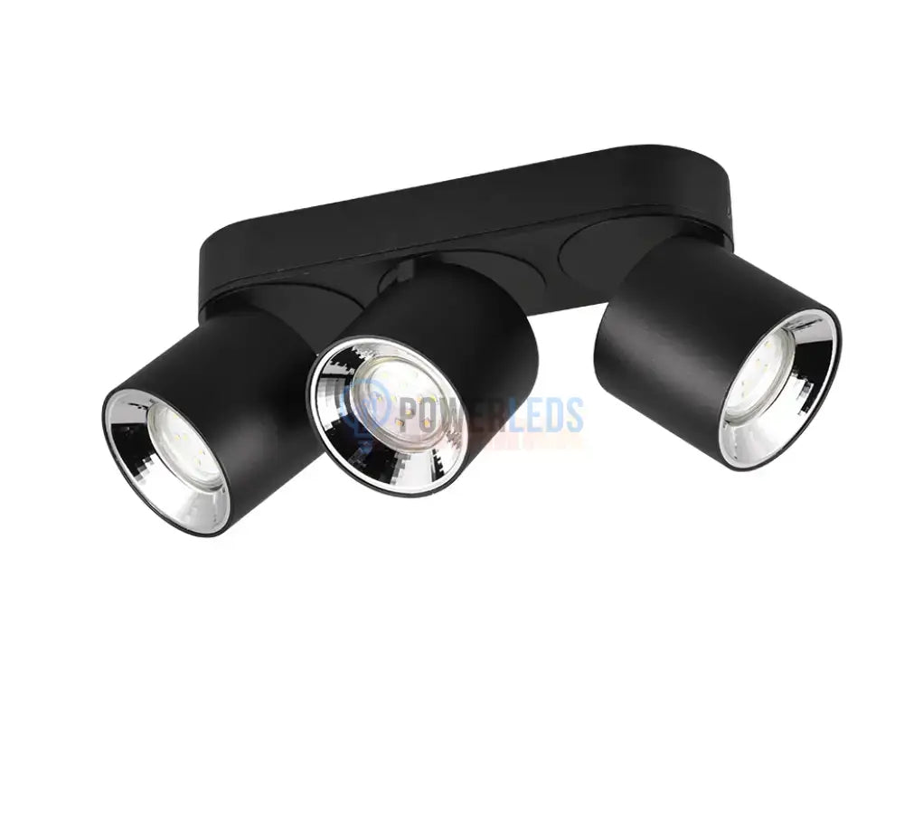 Spot LED Cilindric Aplicat Negru Dulie 3xGU10 L27.3 x H12CM led ceiling light