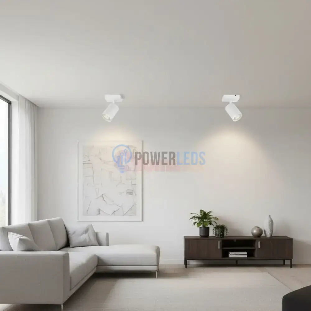 Spot Aplicat Orientabil Rotund Alb Dulie GU10 Ø55x120mm led ceiling light