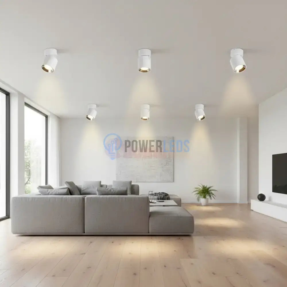 Spot LED Cilindric Aplicat Alb Dulie GU10 Ø8.7x12CM led ceiling light