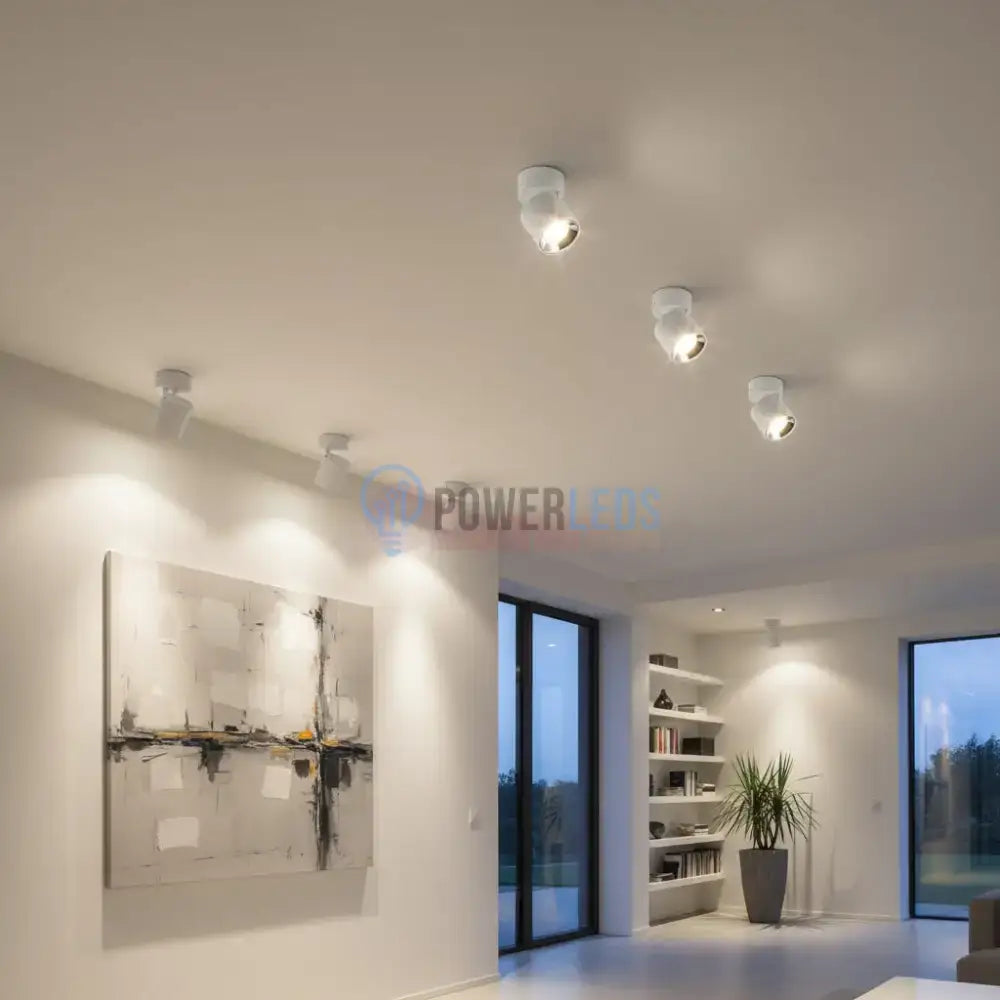 Spot LED Cilindric Aplicat Alb Dulie GU10 Ø8.7x12CM led ceiling light