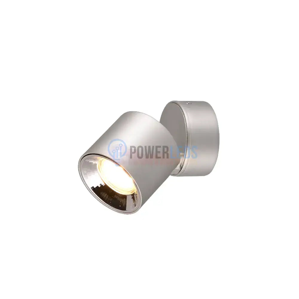 Spot LED Cilindric Aplicat Argintiu Dulie GU10 Ø8.7x12CM led ceiling light