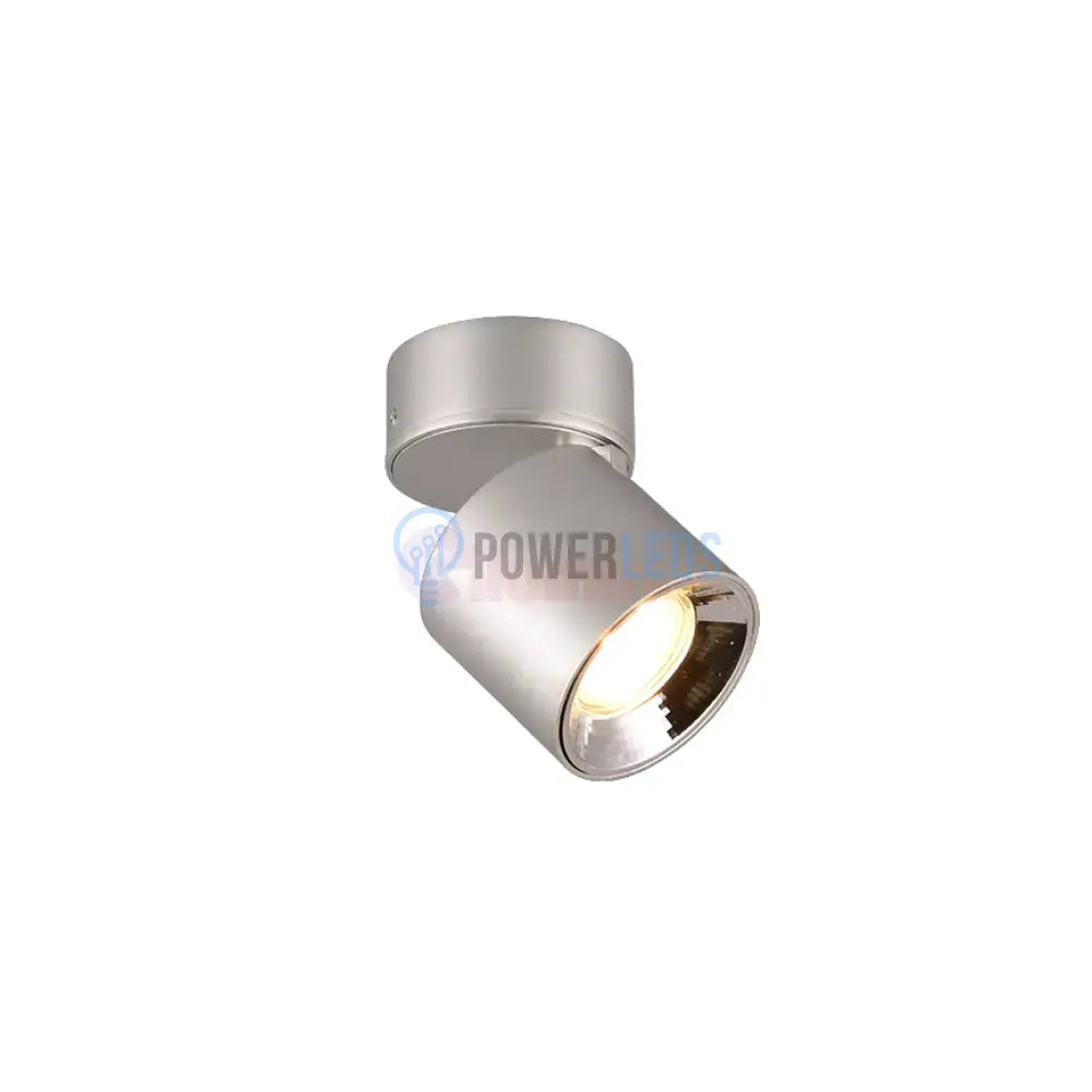 Spot LED Cilindric Aplicat Argintiu Dulie GU10 Ø8.7x12CM led ceiling light