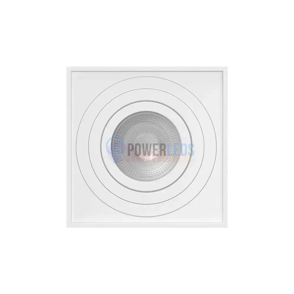 Spot Aplicat Patrat Fascicul Reglabil Alb Dulie GU10 L80xH100mm led ceiling light