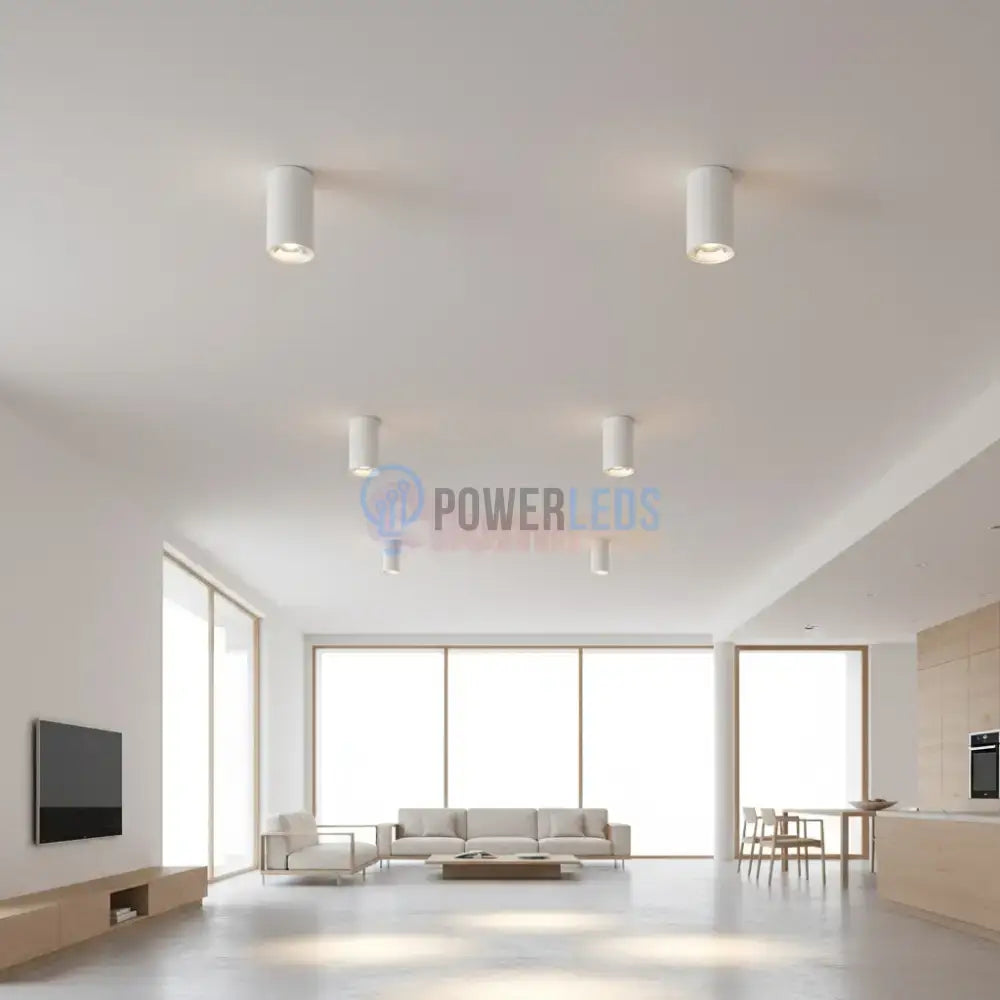 Spot Aplicat Rotund Alb Dulie GU10 Ø55x102mm led ceiling light