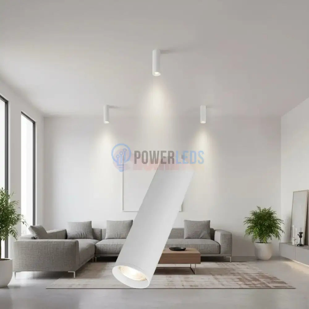 Spot Aplicat Rotund Alb Dulie GU10 Ø55x200mm led ceiling light