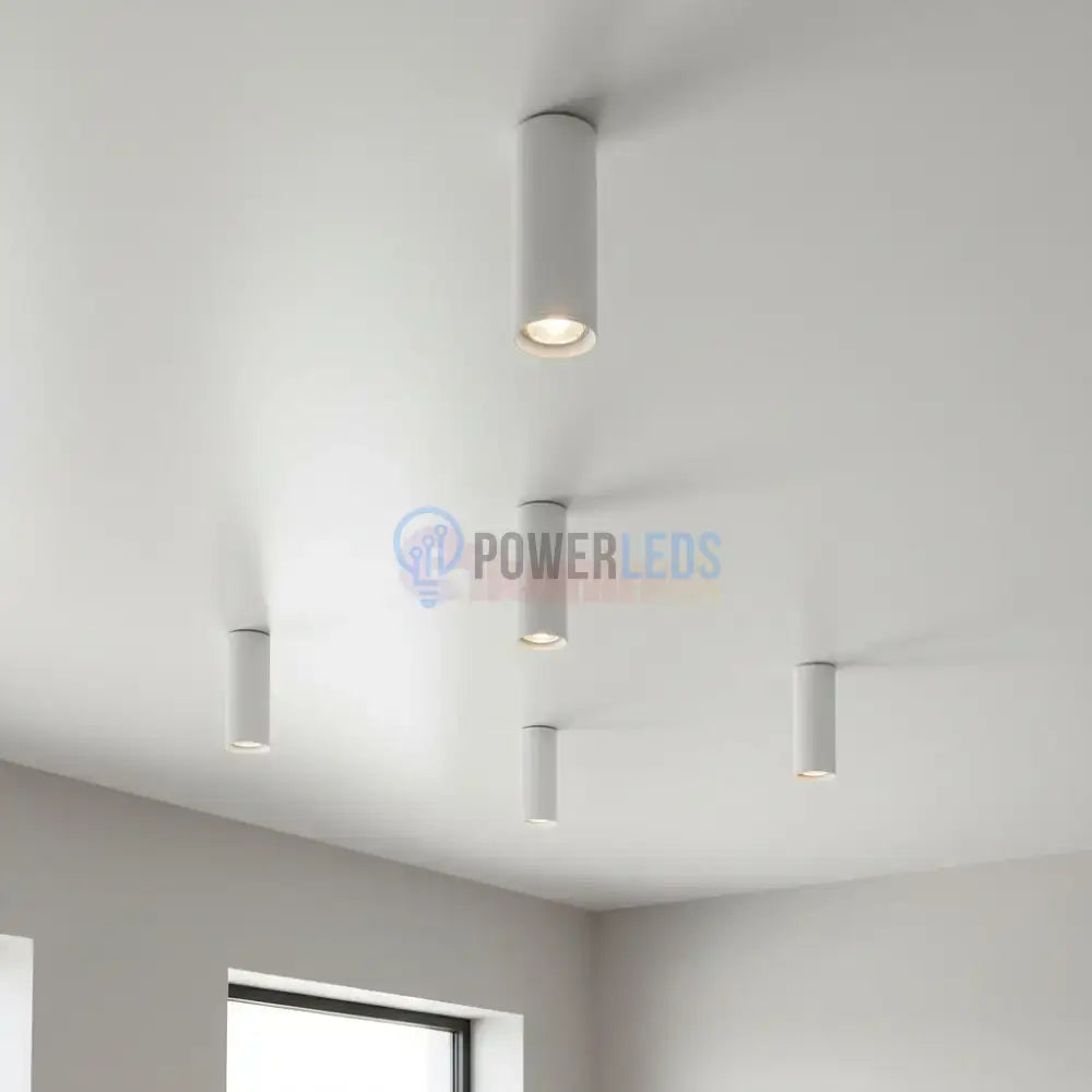 Spot Aplicat Rotund Alb Dulie GU10 Ø55x200mm led ceiling light