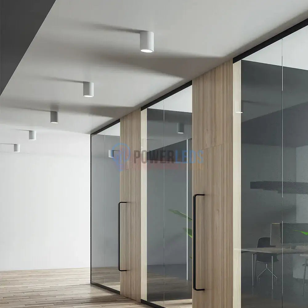 Spot Aplicat Rotund Alb & Negru Dulie GU10 Ø80x117mm led ceiling light