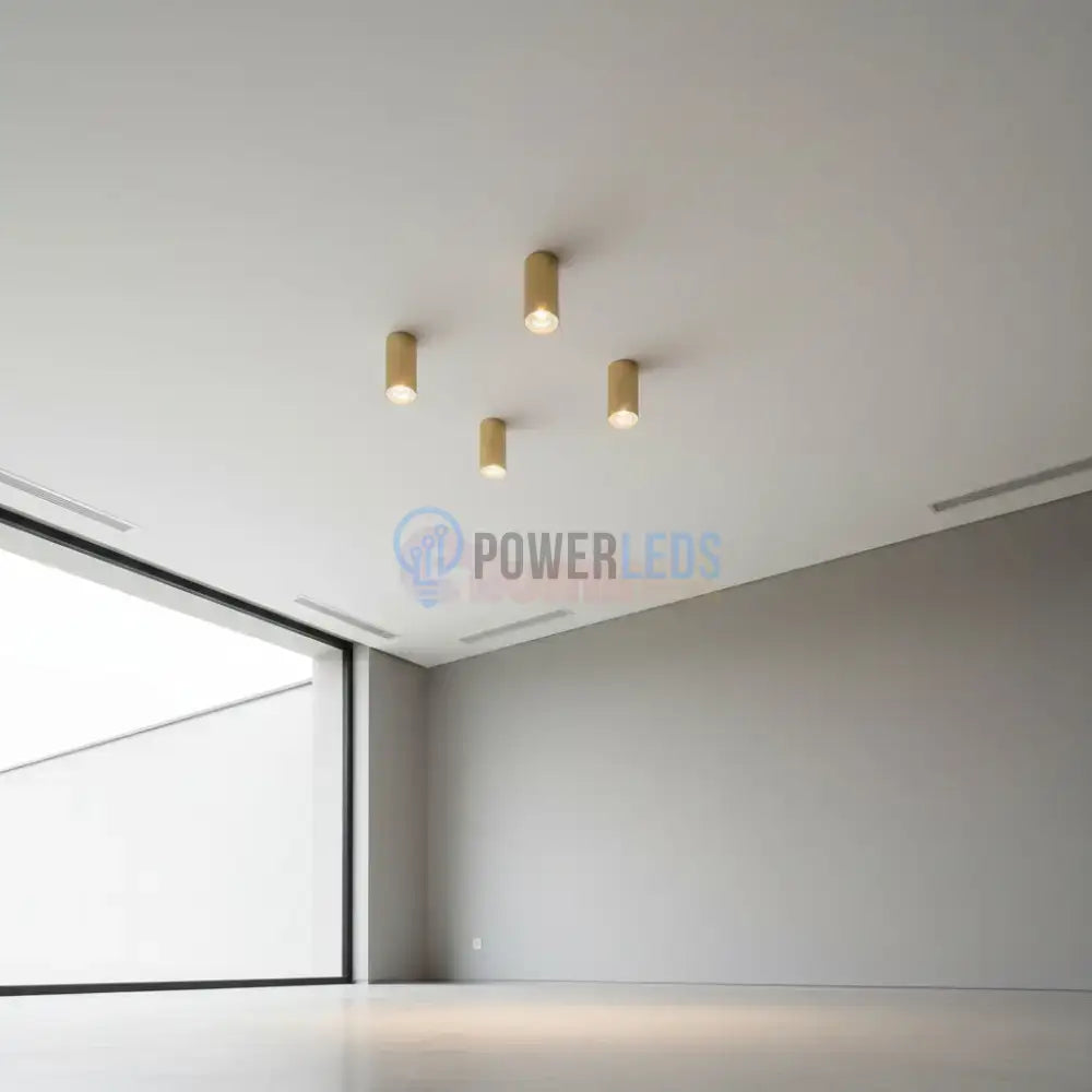 Spot Aplicat Rotund Auriu Dulie GU10 Ø55x102mm led ceiling light