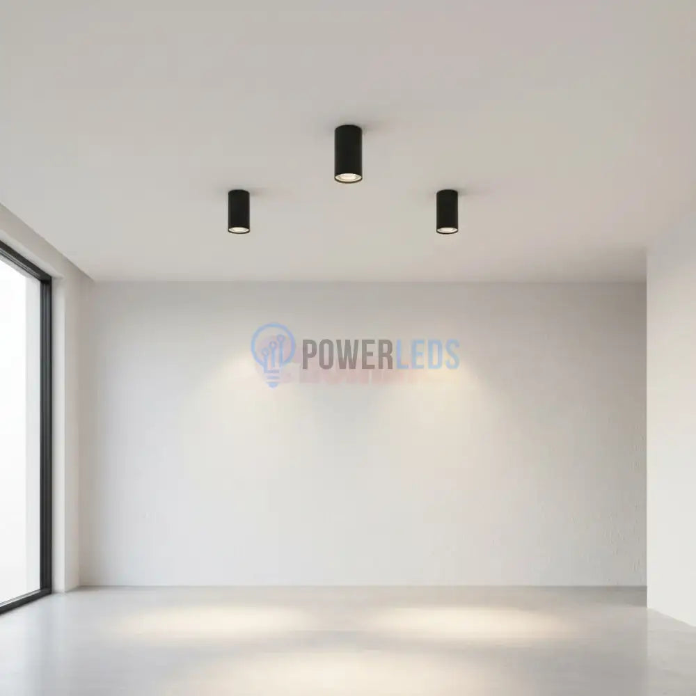 Spot Aplicat Rotund Negru Dulie GU10 Ø55x102mm led ceiling light