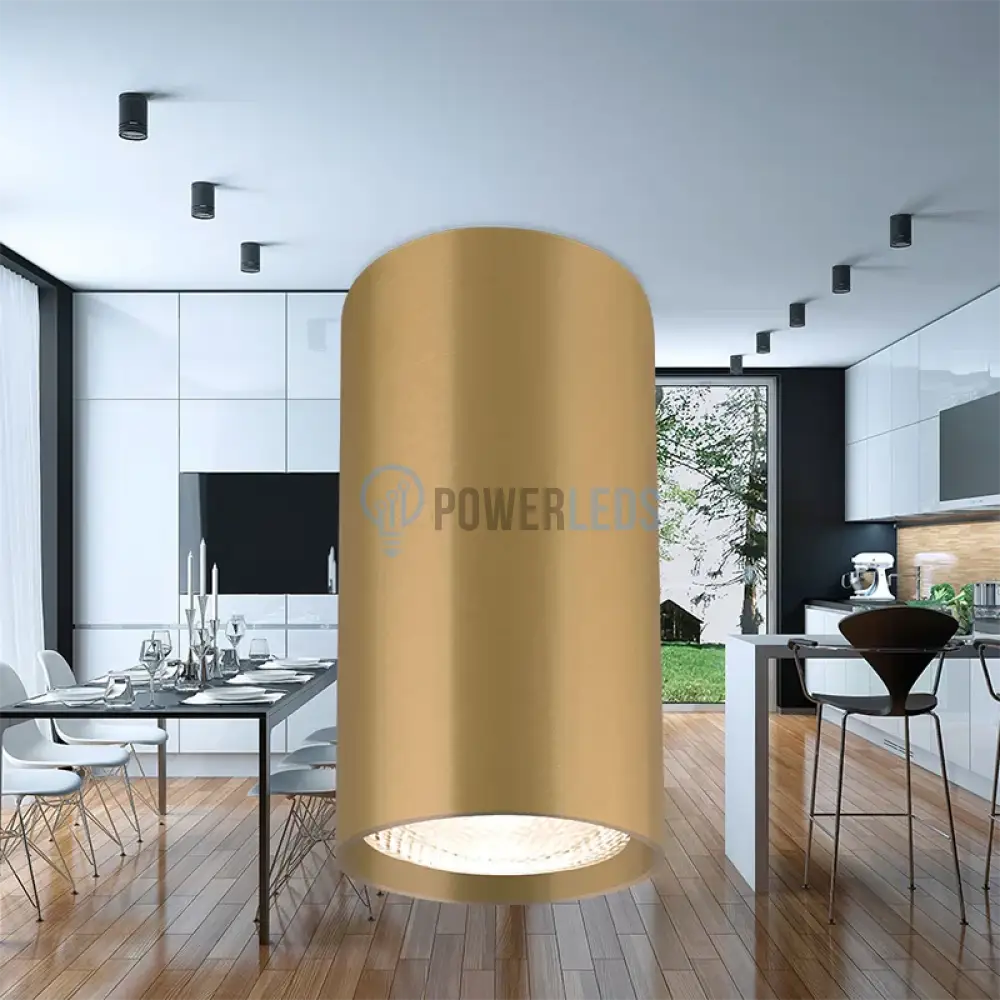 Spot Cilindric Aplicat GAMA Gold 10cm powerleds.ro