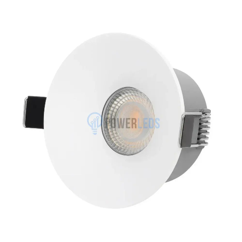 Spot COB LED 12W Rotund Alb / ⌀78mm / Incastrabil / Lumina Calda powerleds.ro