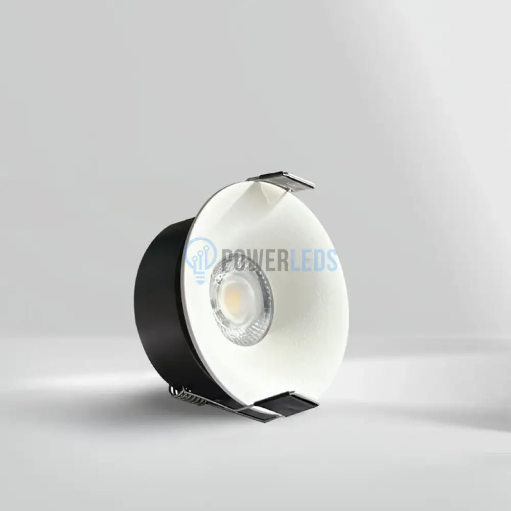 Spot COB LED 12W Rotund Alb / ⌀78mm / Incastrabil / Lumina Neutra powerleds.ro