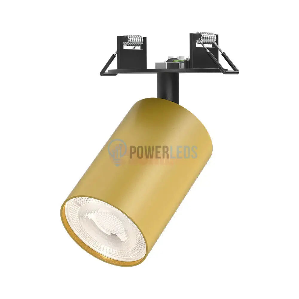 Spot Incastrat Orientabil Rotund Negru & Auriu Dulie GU10 Ø55x83mm led ceiling light