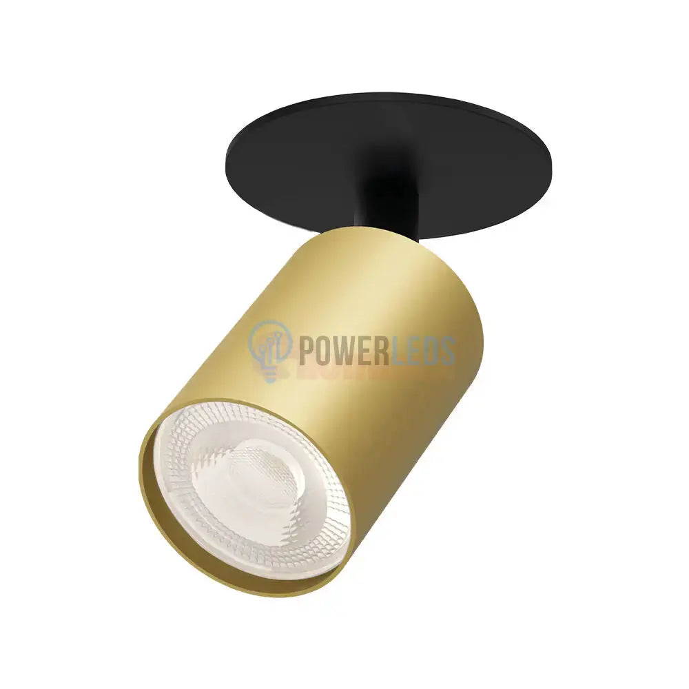 Spot Incastrat Orientabil Rotund Negru & Auriu Dulie GU10 Ø55x83mm led ceiling light