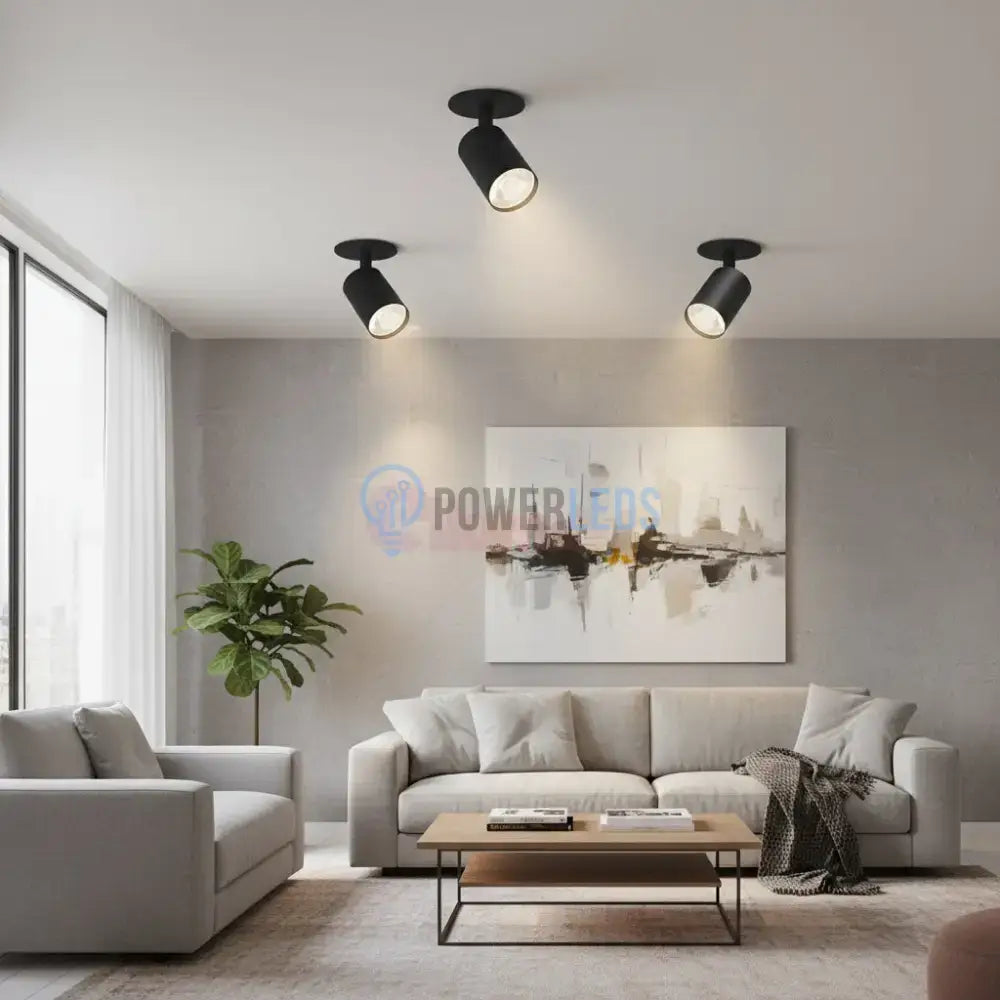 Spot Incastrat Orientabil Rotund Negru Dulie GU10 Ø55x83mm led ceiling light