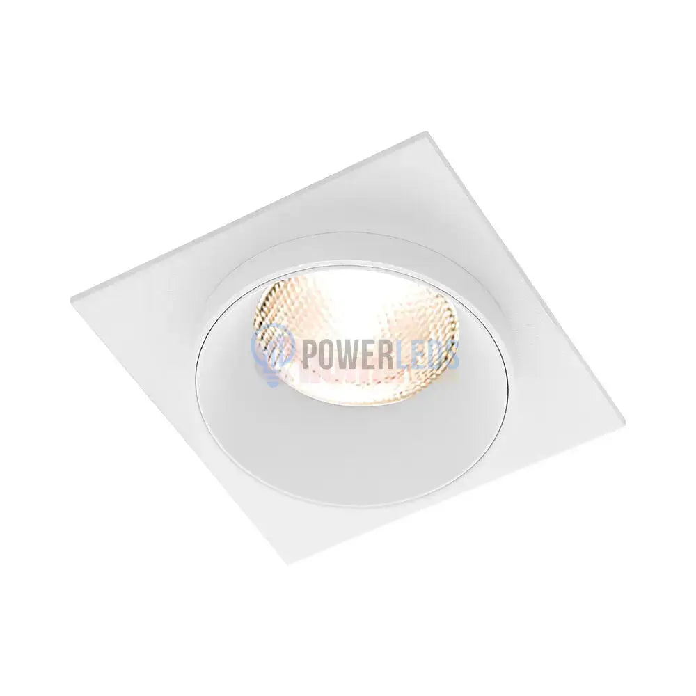 Spot Incastrat Patrat Alb Dulie GU10 Ø92x38mm led ceiling light