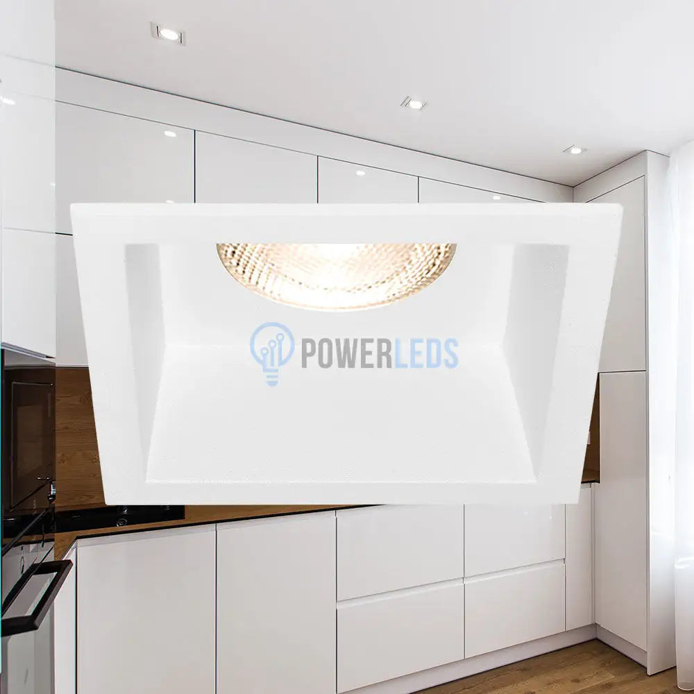 Spot Incastrat Patrat Alb Dulie MR16 L86xH40mm led ceiling light