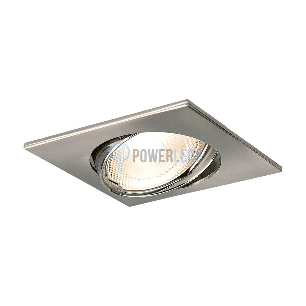 Spot Incastrat Patrat Fascicul Reglabil Argintiu Dulie MR16 L82xH23mm led ceiling light