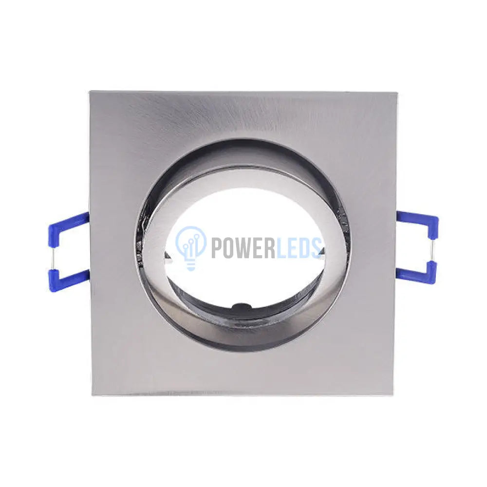 Spot Incastrat Patrat Fascicul Reglabil Argintiu Dulie MR16 L82xH25mm led ceiling light