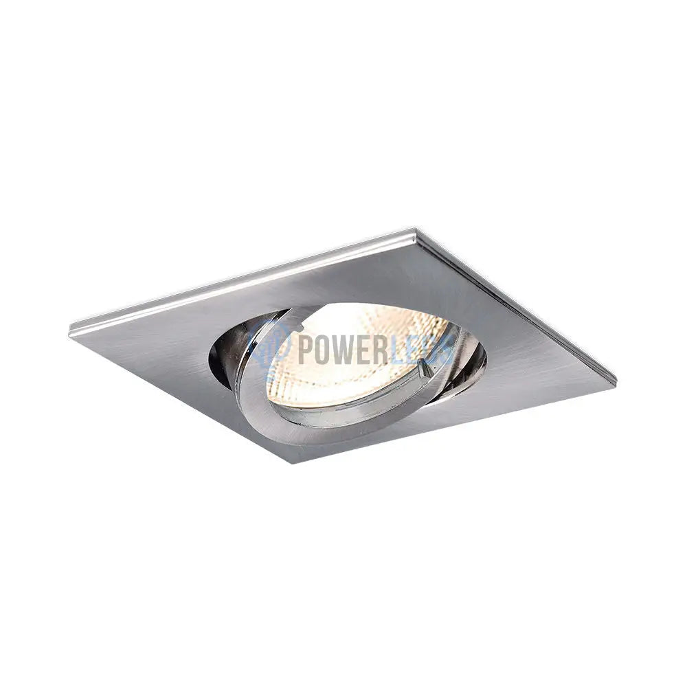 Spot Incastrat Patrat Fascicul Reglabil Argintiu Dulie MR16 L82xH25mm led ceiling light