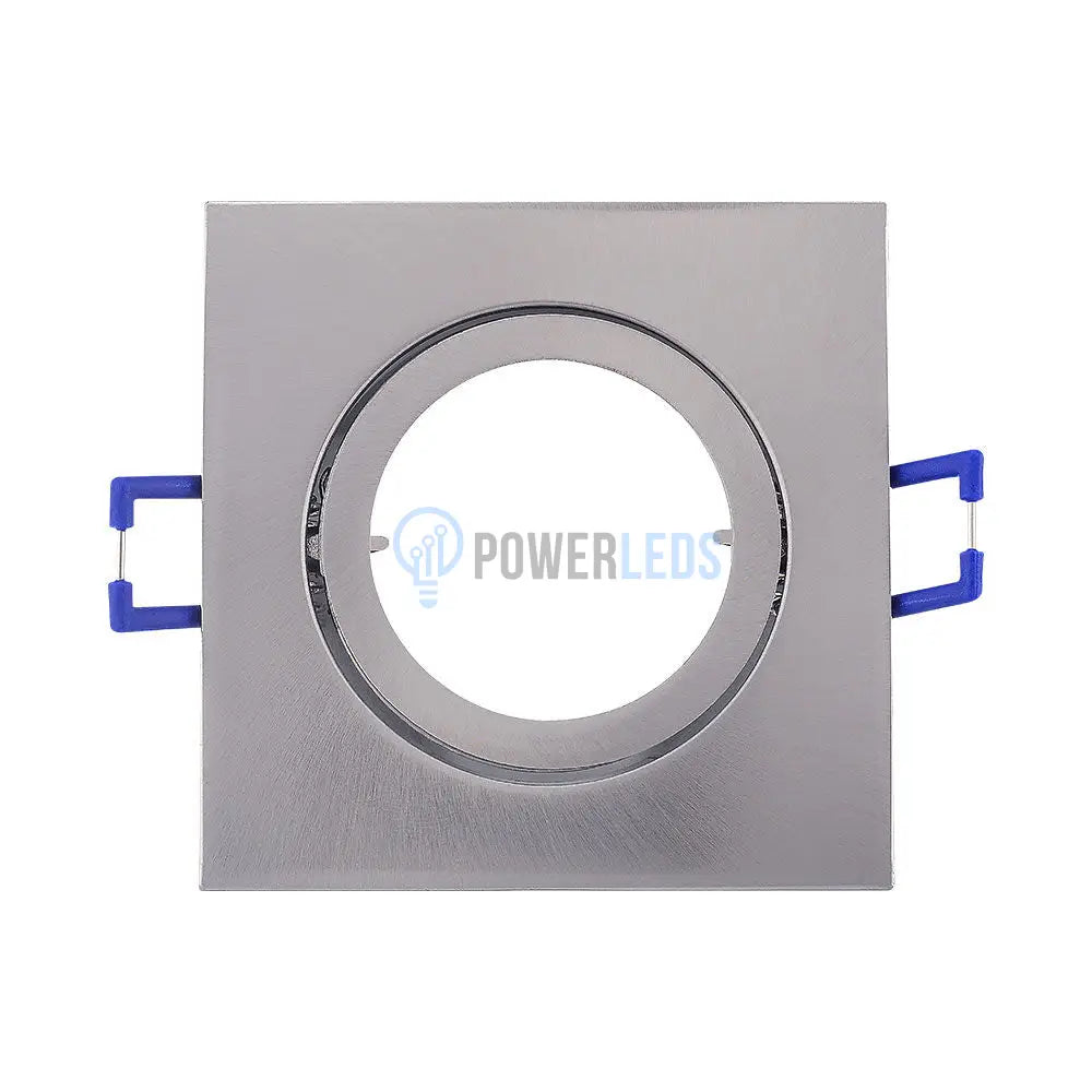 Spot Incastrat Patrat Fascicul Reglabil Argintiu Dulie MR16 L82xH25mm led ceiling light